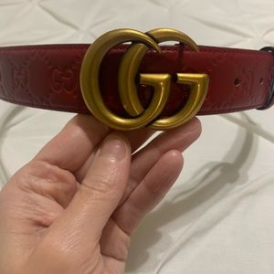 Authentic Red Gucci